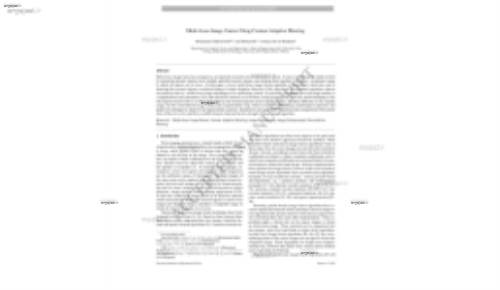 Multi-focus Image Fusion Using Content Adaptive Blurring